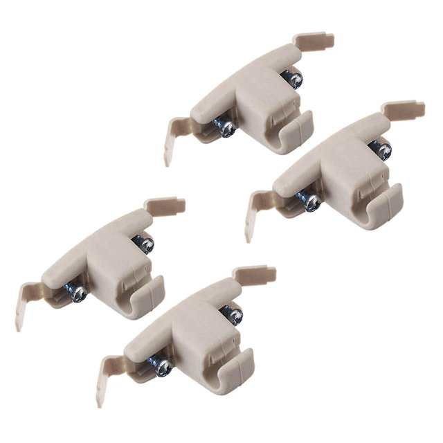 4 soportes de clip para parasol beige para Bmw E46 3 Series 325 M3_ kaili Sencillez