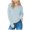 Fall02Sky Blue, variant on ylioge Womens Sweaters Stripe Knit Casual Loose Long Sleeve Round-Neck Solid Color Pullover Tops Fall Sweater for Women Trendy Reduced Price and Clearance Sale