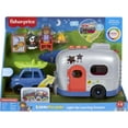 thumbnail image 7 of Fisher-Price Little People Light-Up Learning Camper Electronic Toddler Toy, 8 Pieces, 7 of 7