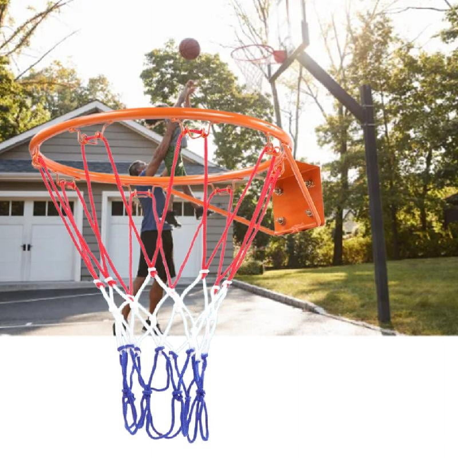 Zeiwohndc Removable Professional Portable Basketball Net Frame Basketball Meshes Frame