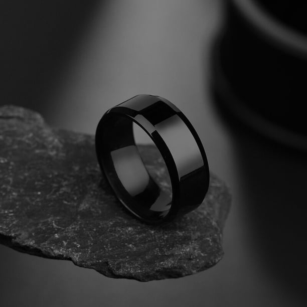 Letdiffery Simple Acero inoxidable pareja joyería suave 1/2/4/6/8mm mujeres hombres anillos de dedo para amantes Dropshipping al por mayor Tan Jianjun unisex
