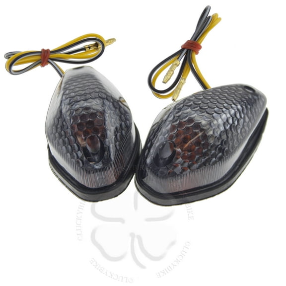 Smoke Motorcycle Turn Signals Suzuki GSXR Honda CBR Kawasaki Ninja Yamaha YZF