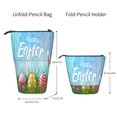 thumbnail image 2 of Picia Happy Easter Print Telescopic Pencil Case, Telescopic Pen Holder Telescopic Pencil Pouch Bag Stationery Pencil Case Box Storage Organizer Makeup Bag, 2 of 6