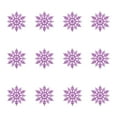 thumbnail image 2 of HongHeng 12Pcs Sparkling Glittered Plastic Snowflake Ornaments Christmas Tree Decorations, 2 of 6