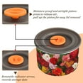 thumbnail image 4 of Colorful Rose Flower Floral Painting Airtight Coffee Bean Canister 500 ml Food Storage Containers with Lids For Gournd, Tea, Sugar, Flour, Rice, Cereal, Candy Cookie Jar, 4 of 8