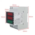 thumbnail image 5 of D52-2058 Vatímetro de Riel DIN, Medidor de Corriente y Voltaje, Medidor de Factor de Potencia Digital, CA 80-300 V, Medidor Multifunción de KWh y Hz, 0-100 A, A, 5 of 5