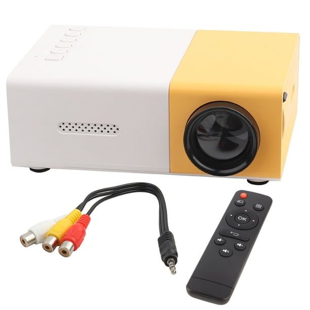 Proyector LED, mini proyector de cine en casa elegante, proyector de alta definición, uso conveniente