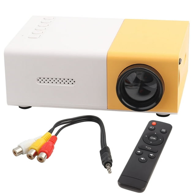 Proyector LED, mini proyector de cine en casa elegante, proyector de alta definición, uso conveniente
