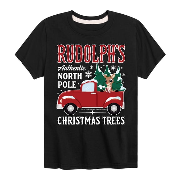 Rudolph - Rudolphs Christmas Trees - Youth Short Sleeve Graphic T-Shirt