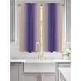 thumbnail image 2 of Purple Yellow Ombre Living Room Curtains 2 Panel, Farmhouse Modern Gradient Art Cafe Window Treatment, Extra Long Farmhouse Bedroom Bathroom Kitchen Curtains Drapes 104"x72", 2 of 6