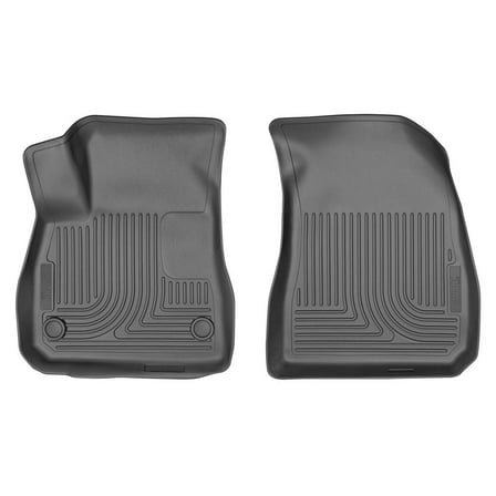 Husky Liners 13651 Weatherbeater Floor Mats Fit 2016-2025 Chevy Malibu - Front - Black - 2 Pc