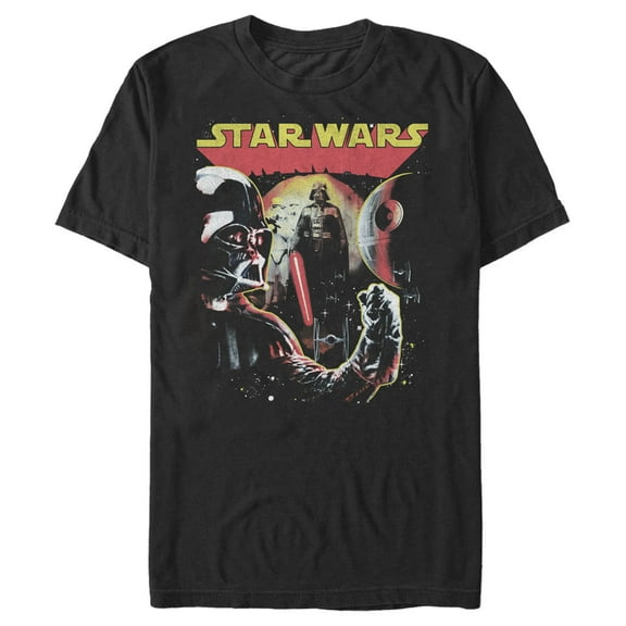 Men's Star Wars Vader Collage  Graphic Tee Black 3X Large