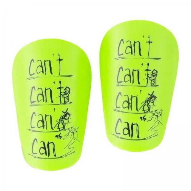 2x2 Uds Mini Espinilleras De Fútbol Protección De Piernas Para Deportes Al Aire Libre Juego De Fútbol Verde 8cm X 5cm