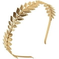 thumbnail image 1 of LIURUIJIA Roman Goddess Headband, Women's Headband, Gold Headpiece, Bridal Hair Hoop, Girls Laurel Wreath Hair Accessories, Golden Wedding Boho Leaf Hair Crown Accessories, 1 of 7