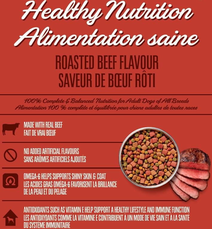 Ol' Roy Healthy Nutrition Roasted Beef Flavour Dry Dog Food 20kg, 20 kg