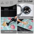 thumbnail image 5 of Qpednta Sea Turtle Car Trunk Liner 29"x39" All Weather Cargo Mat for SUV, Polyester Carpet Non-Slip Backing Machine Washable Water Resistant Universal Rear Trunk Protection Fits Sedan Truck, 5 of 7