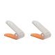thumbnail image 1 of Organizador doble para zapatos - ranuras apilables para ahorrar espacio para tacones, zapatillas y sandalias | Estantes ajustables de plástico ABS antideslizante, 1 of 1