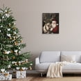 thumbnail image 2 of Stupell Industries Santa & Reindeer Portrait Holiday Painting Wrapped Canvas Canvas Art Print Wall Art, 24 x 30, 2 of 7