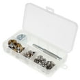 thumbnail image 1 of 1 Set Useful Snap Button Fastener Buckle Screws Setting Tool for Furniture Use, 1 of 8