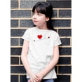 thumbnail image 2 of Red Heart Ladybug T-Shirt Juniors -Image by Shutterstock,  x-Large, 2 of 4