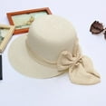 thumbnail image 3 of Prolriy Sun Hats for Women Summer Hats for Women Wide Bongrace Women Beach Hat Little Girl Sun Cap Foldable Ladies Hats Beach Hats for Women White, 3 of 3
