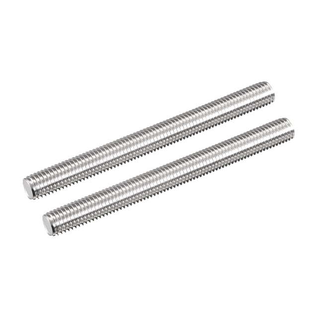 Unique Bargains Fully Threaded Rod M12 x 130mm 1.75mm Thread Pitch 304 Stainless Steel Right Hand Threaded Rods Bar Studs 2 Pack