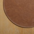 thumbnail image 3 of Better Homes & Gardens Persia Faux Leather Placemat, Brown, 15" Round, 1 Piece, 3 of 8