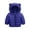 Dark Blue, variant on Quealent Girls Boys Fleece Jacket Casual Zip Fleece Outwear Coat with Pockets (Dark Blue,12-18 Months)