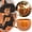 Orange-1, variant on 15oz Pumpkin Mug Ceramic Cup with Handle, Fall Coffee Mug Halloween Themed Cup for Coffee Tea Hot Chocolate, Orange Pumpkin Coffee Mug 15 oz Autumn Cup Dishwasher Safe