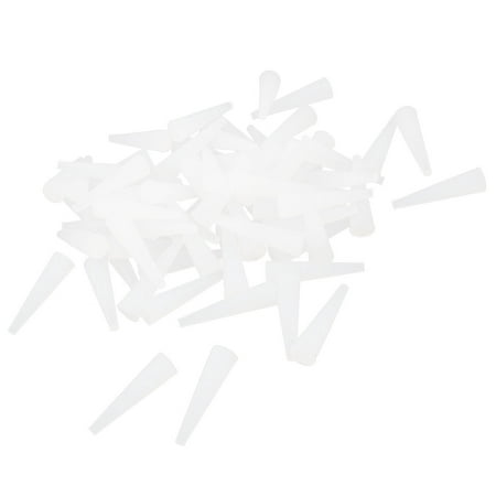 Unique Bargains 100 Pcs 3mmx6mm Silicone Powder Coating Paint Tapered Stopper