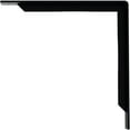 thumbnail image 4 of Ekena Millwork 2"W x 16"D x 16"H Stockport Steel Bracket, Powder Coated Black, 4 of 12
