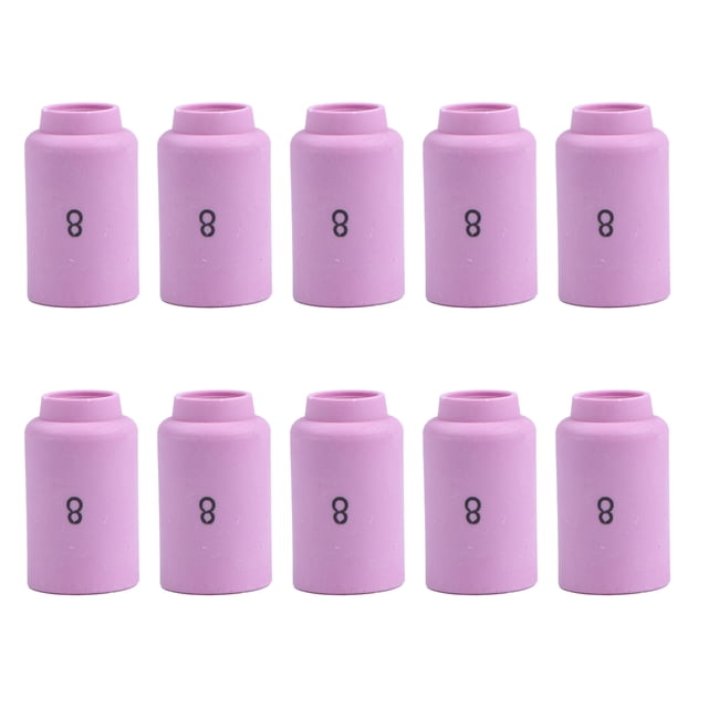 MasteelfCA 10Pcs 13N12 Protective Welding Nozzles Ceramic Welding Cups Welding Components