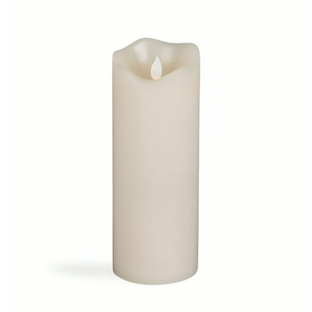 - 8-Inch Tall Motion Flame® LED Candle with Vanilla Scent