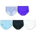 thumbnail image 3 of New 5 Pack Women's Hanes Cool Comfort Cotton Briefs Multicolor NEW, 3 of 3