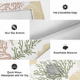 thumbnail image 6 of Sage Green Coastal Outdoor Rug for Patio/Deck/Porch, Non-Slip Large Area Rug 5 x 7 Ft, Coral Ocean Marine Modern Sea Indoor Outdoor Rugs Washable Area Rugs, Reversible Camping Rug Carpet Runner, 6 of 8