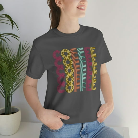 Retro Coffee Shirt, Coffee, teacher gift, Coffee T-Shirt Women's Shirt Graphic Tee Gift for Coffee Lover Coffee  Shirt Mother's Day Mom