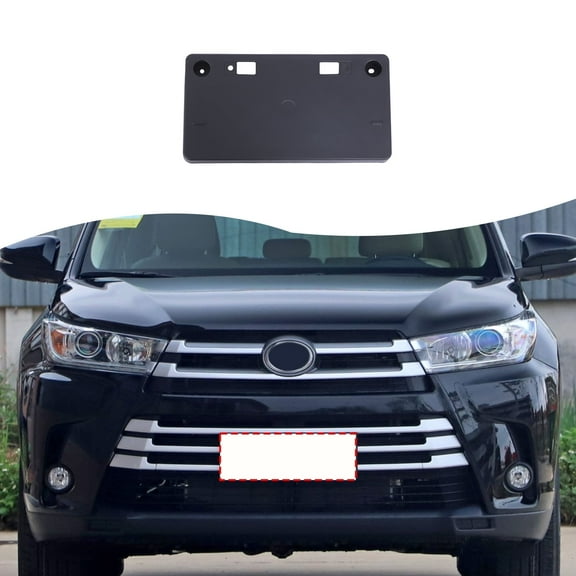 Front License Plate Bracket for 2020-2021 Toyota Highlander(USA Version), Front License Plate Bracket Parts, Front Bumper License Plate Frame