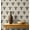 Black (Plain Vinyl), variant on S4Sassy Geometric Tribal Wallpaper - Black Wall Covering, 25" x 120" Self-Adhesive Vinyl Walls Paper, Wallwrap, Easy DIY Wall Covering For Boho aesthetic wall decor, Living Room
