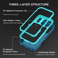 thumbnail image 3 of Petocase For iPhone 17 Pro Case,Shockproof Rugged Protection Heavy Duty Dust/Drop Proof 3-Layer Cover Case for iPhone 17 Pro 6.3'' 2025,Green, 3 of 8