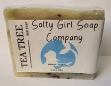 Tea Tree Oil  -  Antibacterial Soaps, Natural Handmade Soap Bar -Salty Girl Soap Company