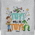 thumbnail image 3 of Toy Story - Toys Will Be Toys - Men's Crew Neck Fleece Pullover, 3 of 5