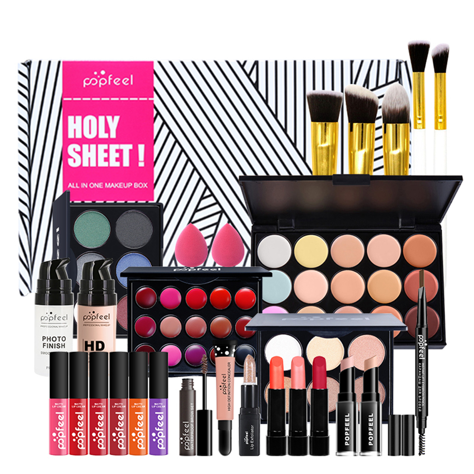 All In One Makeup Kit Cosmetic Starter Set Women Makeup Gift Set 