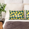 thumbnail image 2 of KLL Lemon Pattern Silk Pillowcase for Hair and Skin Standard Size 20"X 30" Soft Breathable Pillow Covers for Sleeping, 2 of 7