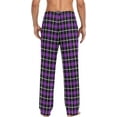 thumbnail image 2 of HPINK-T Plaid Pajama Pants for Men Pajama Bottoms Sleep Lounge Pj Pants, 2 of 7