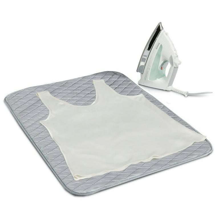  Ironing Mat, Portable Ironing Pad 39.4 x 18.9 inch Table Top  Iron Board 5 in 1 Travel Ironing Blanket for Washer, Dryer, Counter top,  White : Home & Kitchen