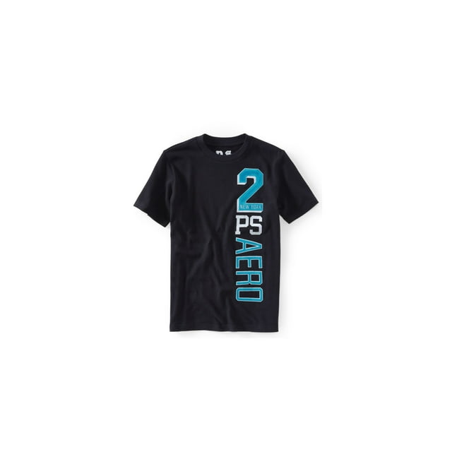 Aeropostale Boys PS New York Graphic T-Shirt, Negro, M (10)