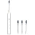 thumbnail image 1 of Cepillo de dientes eléctrico portátil IPX7, impermeable, recargable, 6 velocidades, blanco, 1 of 5