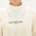 thumbnail image 2 of 1 pieza vintage suéter chal clips cárdigan Clips para mujer - oro Sunnimix Sweater Cardigan Clip, 2 of 7