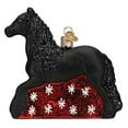 thumbnail image 3 of Old World Christmas Blown Glass Ornament for Christmas Tree, Friesian Horse, 3 of 5