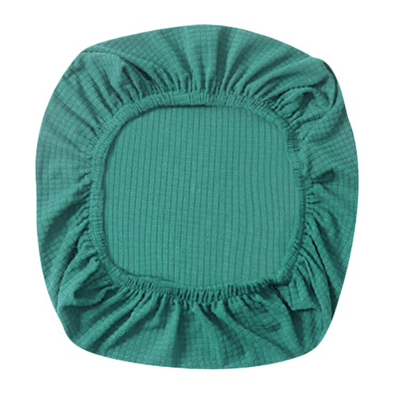 Stretch Office Covers Seat Cover Slipcover Desk Seat Cushion Protectors for Computer - Dark Green